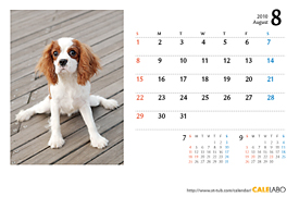 犬のカレンダー2013年6月